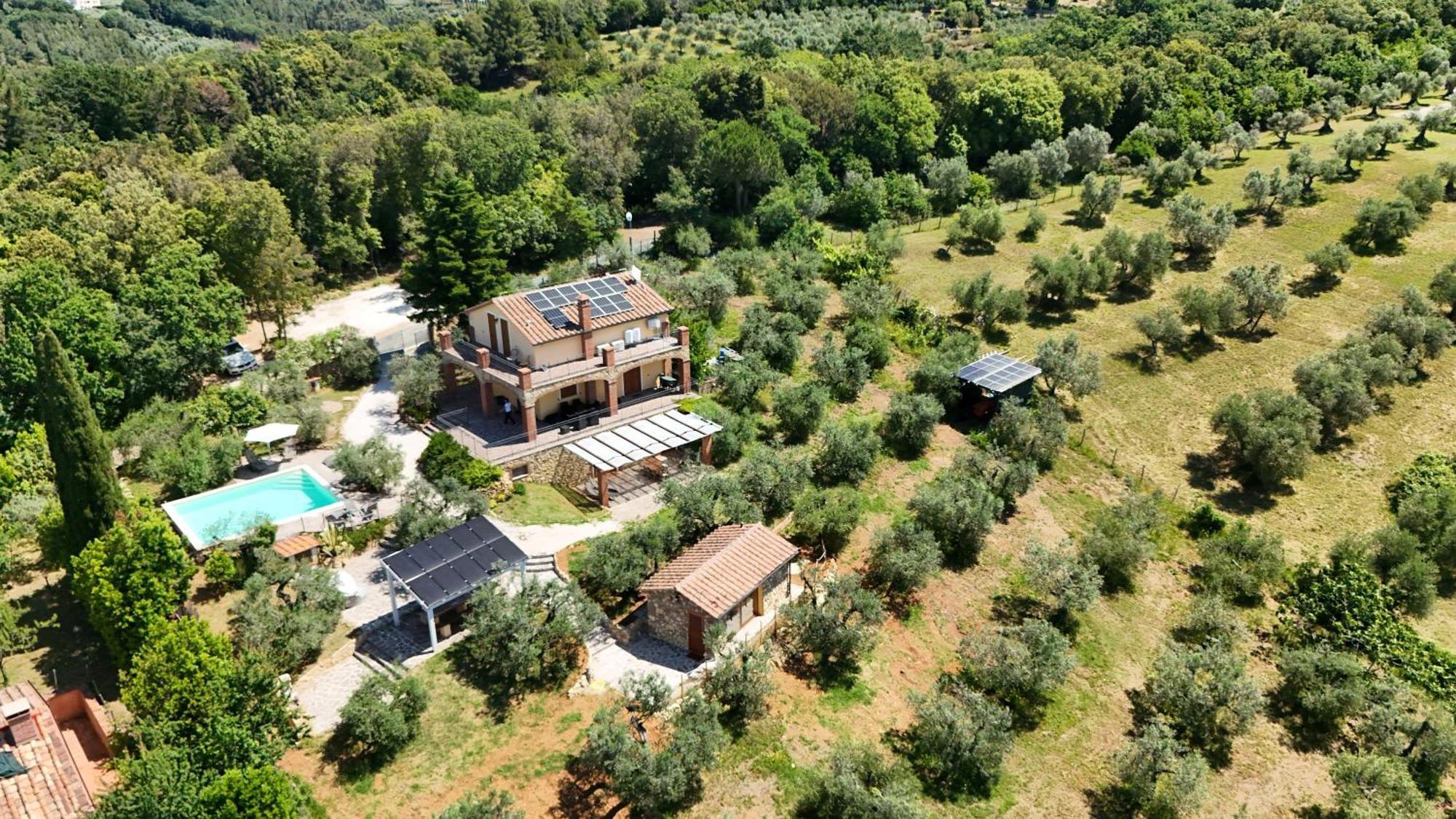 Il Panorama Lägenhet Montescudaio Exteriör bild